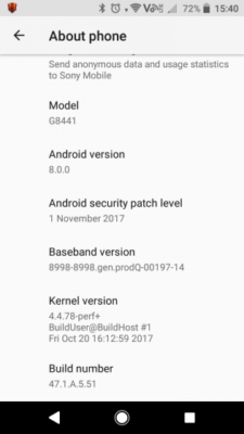Sony Xperia XZ1