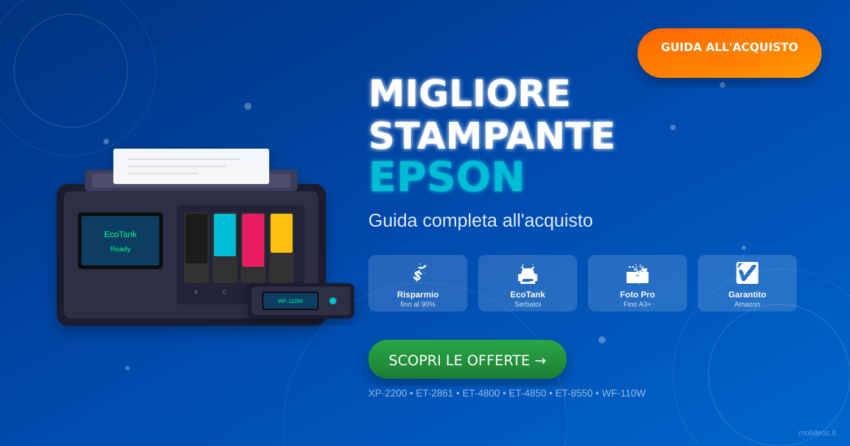 migliore stampante epson