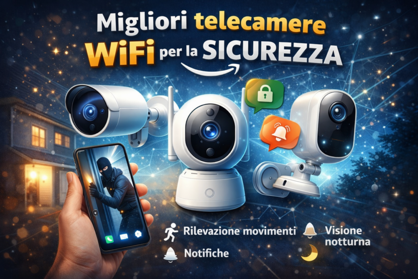 Telecamera wifi sicurezza