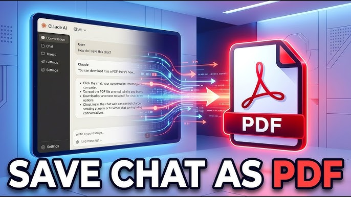 Chat to pdf